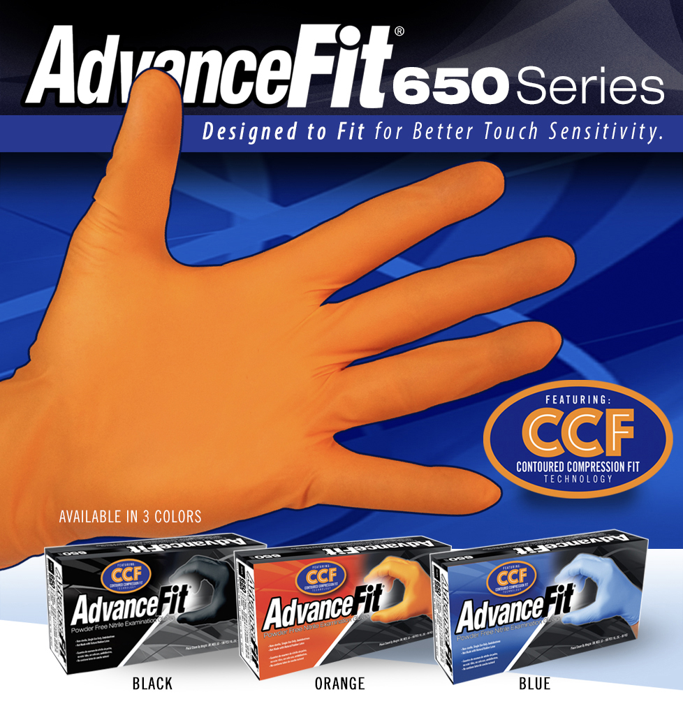 Orange Automotive Gloves - FEaturing CCF Technology